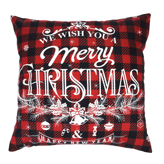 Merry Christmas Pillow Case Cover Linen Sofa Car Throw Cushion Cover Home Decor